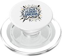 Parlo Fluent Sarcasmo Umorismo sarcastico divertente PopSockets PopGrip per MagSafe