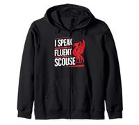 Parlo fluente Scouse Liverpool Inghilterra Liverpudlians Divertente Felpa con Cappuccio