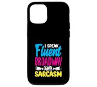 Parlo fluentemente Broadway Sarcasm Amante della musica Custodia per iPhone 12/12 Pro