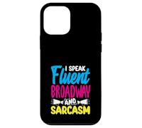 Parlo fluentemente Broadway Sarcasm Amante della musica Custodia per iPhone 12 mini