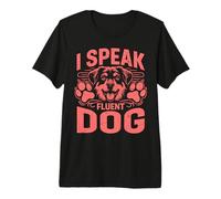 Parlo fluentemente Dog Dad Maglietta Premium