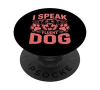 Parlo fluentemente Dog Dad PopSockets PopGrip Adesivo