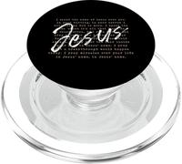 Parlo Il Nome di Gesù Dichiarazione Cristiana Adorazione PopSockets PopGrip per MagSafe