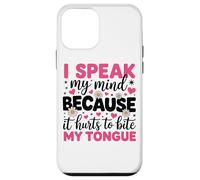 Parlo la mia mente perché mi fa male mordere la lingua Custodia per iPhone 12 mini