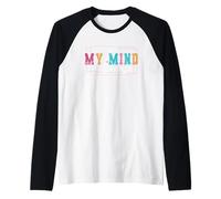 Parlo la mia mente perché voce sicura Maglia con Maniche Raglan