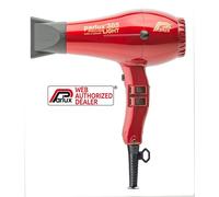 Asciugacapelli Parlux 385 Powerlight Ionic e Ceramic Rosso