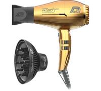 Parlux Alyon + Magic Sense asciugacapelli professionale con ionizzatore + diffusore Gold 1 pz