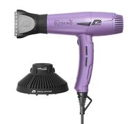 Parlux Elysium® Asciugacapelli con diffusore Magic Compact, Digitale, Professionale, Ioni negativi. 2300 W. 9 combinazioni di Velocità e Temperatura, Cavo girevole, Potente, Leggero, Lilla