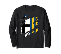 Parma Bandiera Italia Emilia Romagna effetto 3D italiano Maglia a Manica