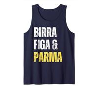 Parma Birra Figa Divertente Sono un Uomo Semplice Canotta