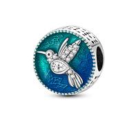 Parmuz Charms per braccialetti 925 Sterling Silver Summer Trip Ocean Charm Caspite perle Regalo di gioielli a pendente per donna