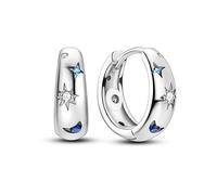Parmuz Orecchini a Cerchio in Argento Sterling 925 per Donne Snack Piccoli Huggie Vari Orecchini Alla Moda Gioielli per Feste di Compleanno Regalo di Natale