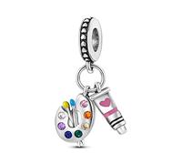 Parmuz Sterling Silver Ciondoli per bracciale Cat Cactus Animal Travel Lover Amante 925 Archi argento per tallone Fit Snake Chain Bracciale e collana regalo per cani amante