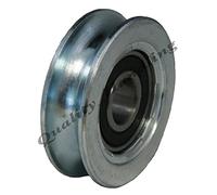 Ruota in acciaio per cancello scorrevole 60 mm scanalatura rotonda a forma di...