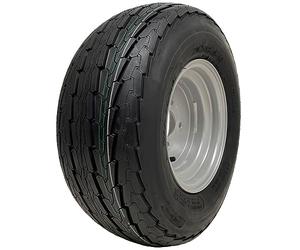 Parnells - 1 Ruota per Rimorchio Completa 20.5x8.00-10 + Cerchio in Acciaio PCD da 4 Pollici a 4 Prigionieri, Wanda P815 a 8 Strati, Profondità Battistrada 7 mm, Carico Massimo 605 kg