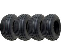 Parnells 15x6.00-6 Pneumatici Tagliaerba Turf 6PR Ruote Multi Rib Set 4 Nuovi