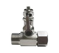 PAROAD 3/8 su 3/8 su 1/4 pollici OD valvola di intercettazione, adattatore per filtro dell'acqua/osmosi inversa/frigoriferi side-by-side per il collegamento di 2 dispositivi