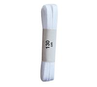 PARODI & PARODI 883, Bianco, Laccio Sport, Lacci per Ricambio Scarpe di Lunghezza 130cm Colore, 100% Made in Italy, Art.883 Unisex-Adulto, Taglia Unica