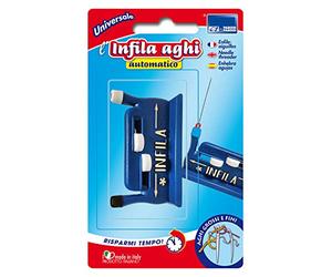 PARODI & PARODI Macchina infila aghi manuale automatica per aghi grossi e fini, accessorio per cucito macchina infila ago per macchina da cucire, portatile e leggera, made in Italy, Parodi&Parodi, 690
