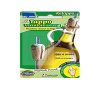 PARODI & PARODI - Tappo per Olio, Tappi con Beccuccio per la Conservazione di Bevande Gassate, Dosatore Olio e Vino per Bottiglie Salvagoccia Ideale per Preservare le Bollicine