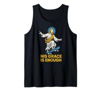 Parodia Cristiana His Grace is Enough Retro Womens Faith Canotta
