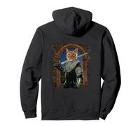 Parodia di spada da tavola rotonda Cat Knight King Arthur Felpa con Cappuccio