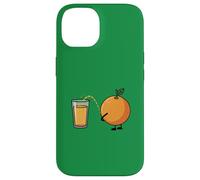 Parodia divertente fresca del succo di OJ Custodia per iPhone 14