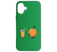 Parodia divertente fresca del succo di OJ Custodia per iPhone 16 Plus