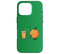 Parodia divertente fresca del succo di OJ Custodia per iPhone 16 Pro