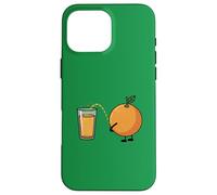 Parodia divertente fresca del succo di OJ Custodia per iPhone 16 Pro Max