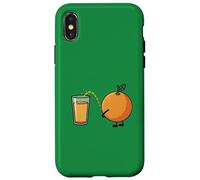 Parodia divertente fresca del succo di OJ Custodia per iPhone X/XS
