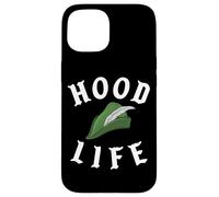 Parodia Robin Hood Life Cool Gangster Nerd Lettura di libri divertenti Custodia per iPhone 15