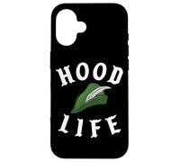 Parodia Robin Hood Life Cool Gangster Nerd Lettura di libri divertenti Custodia per iPhone 16