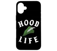 Parodia Robin Hood Life Cool Gangster Nerd Lettura di libri divertenti Custodia per iPhone 16 Plus