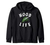 Parodia Robin Hood Life Cool Gangster Nerd Lettura di Libri Divertenti Felpa con Cappuccio