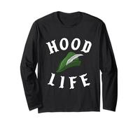 Parodia Robin Hood Life Cool Gangster Nerd Lettura di Libri Divertenti Maglia a Manica