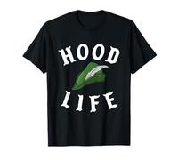 Parodia Robin Hood Life Cool Gangster Nerd Lettura di Libri Divertenti Maglietta
