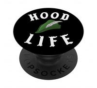 Parodia Robin Hood Life Cool Gangster Nerd Lettura di libri divertenti PopSockets PopGrip Adesivo