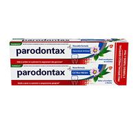 PARODONTAX Dentifricio Freschezza Intense, Confezione da 2 x 75 ml | Eucalipto & Menta - Aiuta a migliorare la salute delle gengive & mantenere un alito fresco - agisce contro la placca dentale
