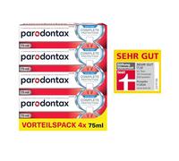Parodontax Dentifricio mousse protezione completa, menta, extra fresco, aiuta a ridurre e prevenire il sanguinamento delle gengive, 4 x 75 ml