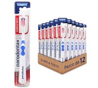 Parodontax Gums & Teeth, Spazzolino da Denti con Setole Morbide, Aiuta a Proteggere i Denti e le Gengive, Pacco da 12
