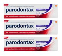Parodontax ULTRA CLEAN 3 X 75ML Dentifricio Con Fluoro - Denti Forti