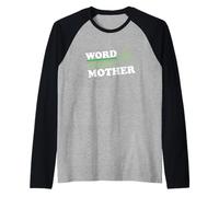 Parola alla Tua Madre Terra retrò Anni ottanta Pianeta Scuro Maglia con Maniche Raglan