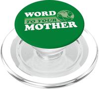 Parola alla tua madre terra retrò anni ottanta pianeta scuro PopSockets PopGrip per MagSafe