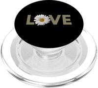 Parola d'amore fiore di margherita graziosa PopSockets PopGrip per MagSafe