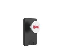 Parola d'amore in lettere stile bolla PopSockets PopWallet per MagSafe
