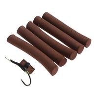 Parola di schiuma di carpe, bastoncini di schiuma galleggiante cilindro | 5x Cilindrico EVA Float Carp Fishing Foam Sticks - Materiali della piattaforma di legatura a mosca Gancio, apparenza di se