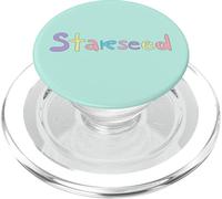 parola disegnata a mano STARSEED in colori pastello PopSockets PopGrip per MagSafe