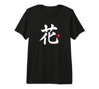 Parola Kanji in Lingua Giapponese Fiore Maglietta Premium