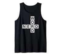Parola Nerd Cruciverba Puzzle Amante Uomini Donne Bambini Geek Canotta